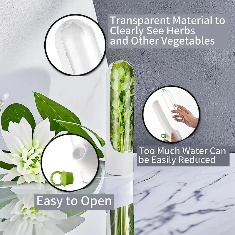 Boîte Hermétique 3 Pièces pour Conservation Légumes Frais