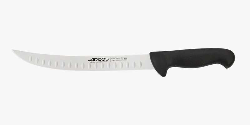 Cuchillo carnicero curvo color negro Serie 2900