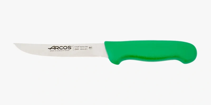 Cuchillo Deshuesador color verde Serie 2900 160 mm