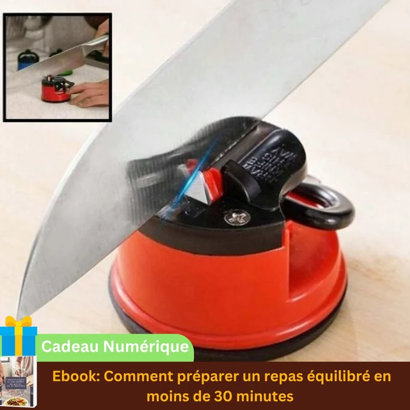 Aiguiseur de couteaux à ventouse｜Librecook™