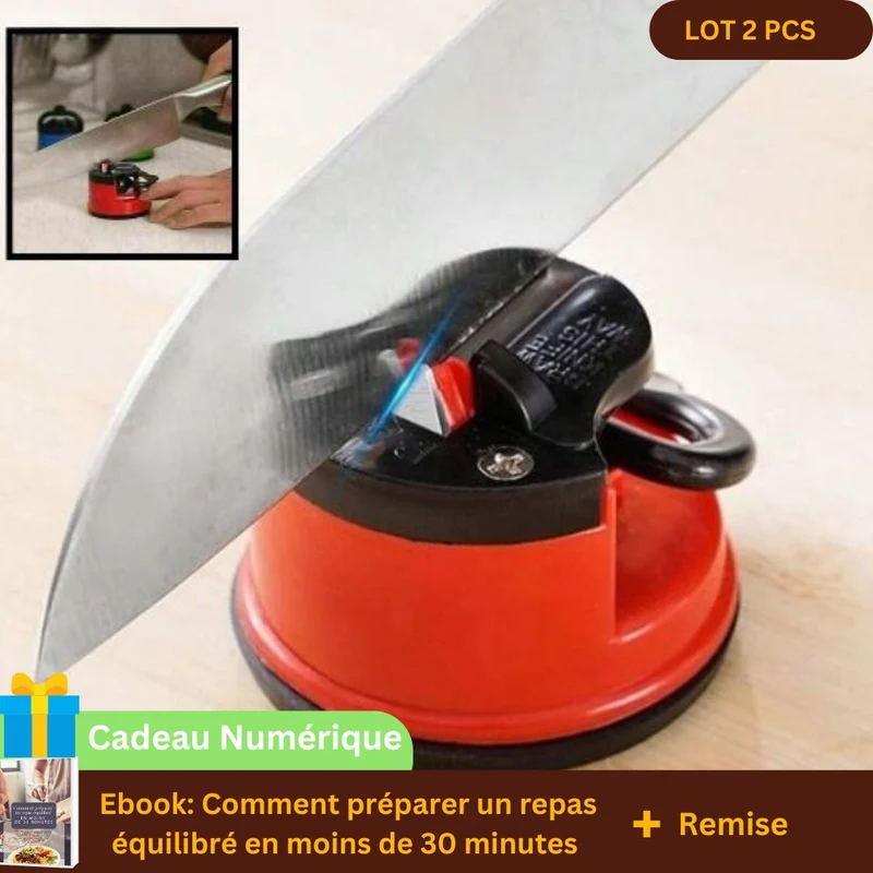 Aiguiseur de couteaux à ventouse｜Librecook™