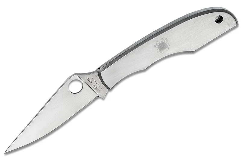 Couteau pliant Spyderco GrassHopper C138P manche en acier 6,9cm
