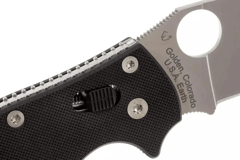 Couteau pliant Spyderco Manix 2 C101GP2 manche G10 noir 11,8cm