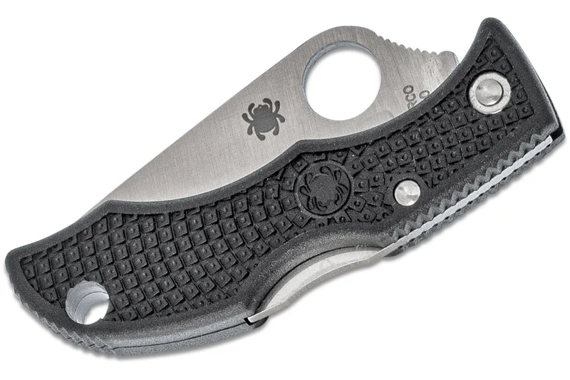 Couteau pliant Spyderco Ladybug 3 Plain Edge LBKP3 manche nylon/fibre de verre plat 6,3cm