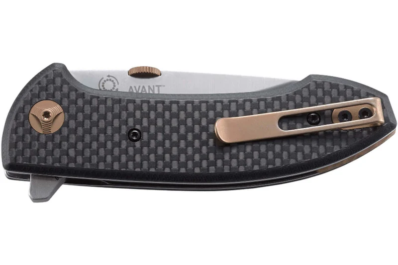 Couteau pliant CRKT AVANT 4620.CR manche en fibres de carbone 11cm