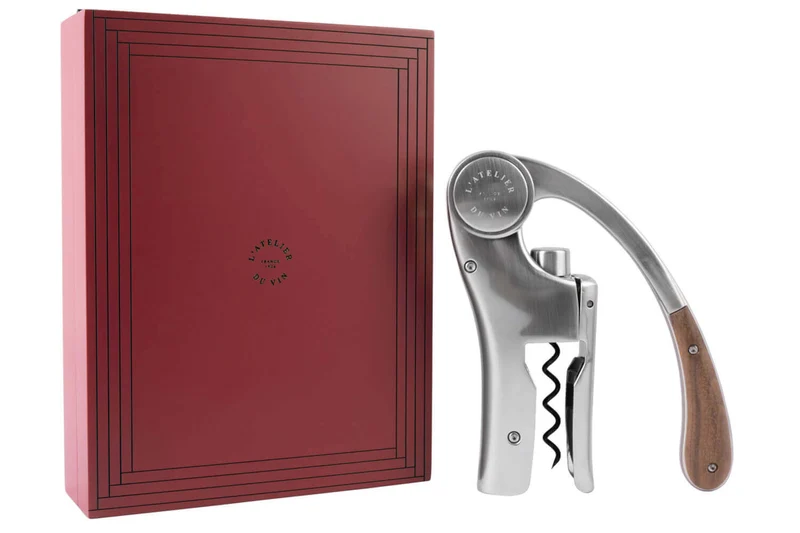 Coffret tire bouchon L'Atelier du vin Oeno Motion Trésor unique et haut de gamme bois massif