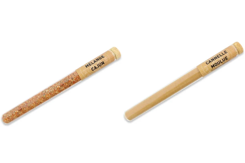Coffret 6 épices en tube Le Monde en Tube Saveurs américaines + support bois