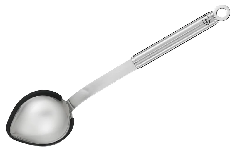 Cuillère de service Rosle en acier inoxydable et silicone