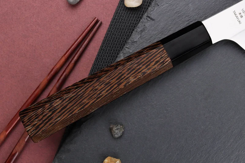 Couteau yanagiba kiritsuke 30cm japonais artisanal Sakai Takayuki Honyaki Shoryu VG10