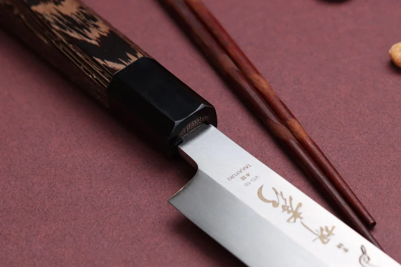 Couteau yanagiba 27cm japonais artisanal Sakai Takayuki Honyaki Shoryu VG10