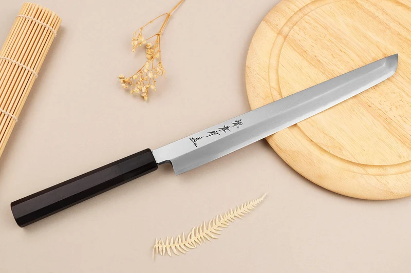 Couteau sakimaru takohiki 27cm japonais artisanal Sakai Takayuki Ginsankou