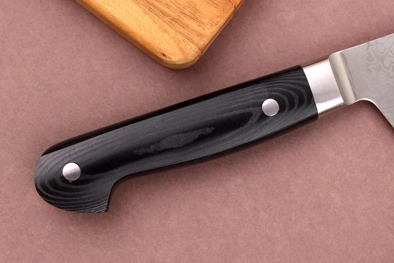Couteau santoku kiritsuke 16cm japonais Sakai Takayuki Coreless Damascus