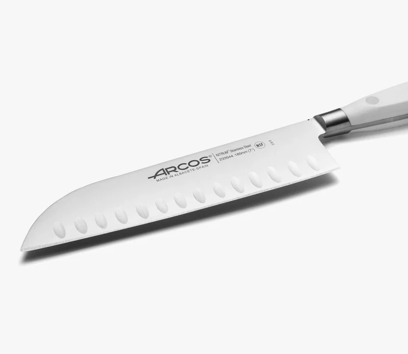 Cuchillo Santoku Serie Riviera Blanc 180 mm