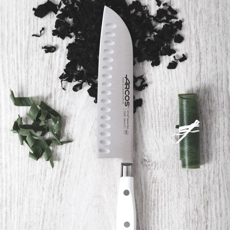 Cuchillo Santoku Serie Riviera Blanc 180 mm