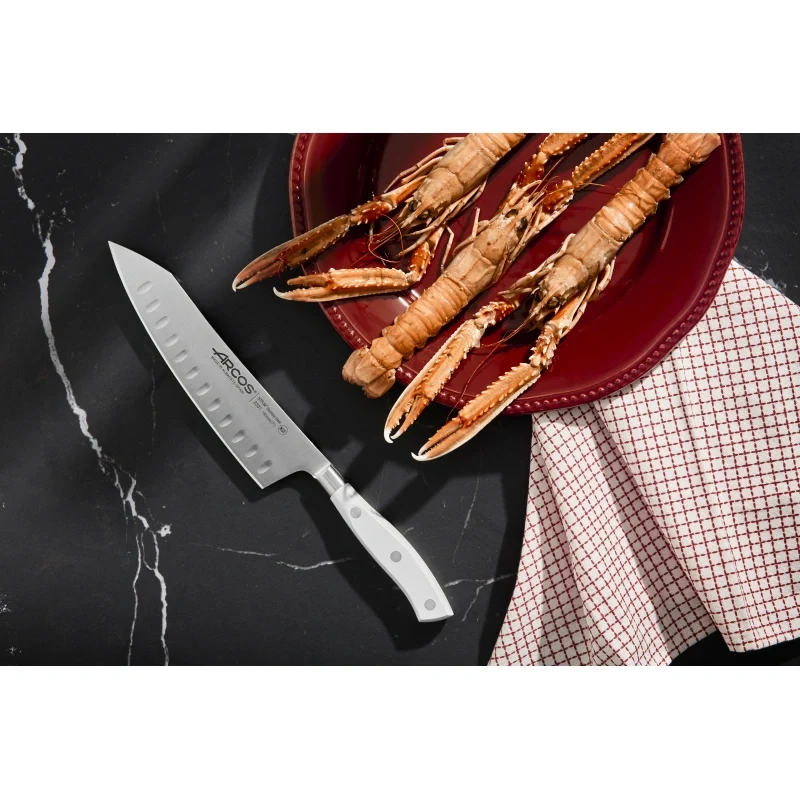 Rocking Santoku Serie Riviera Blanc 180 mm