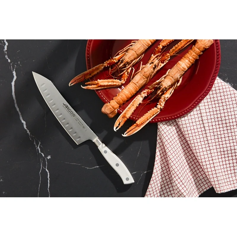 Rocking Santoku Serie Riviera Blanc 180 mm