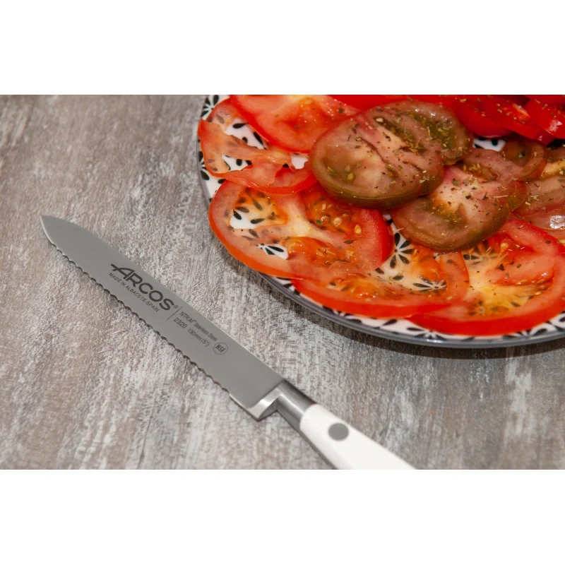 Cuchillo Tomatero Serie Riviera Blanc 130 mm