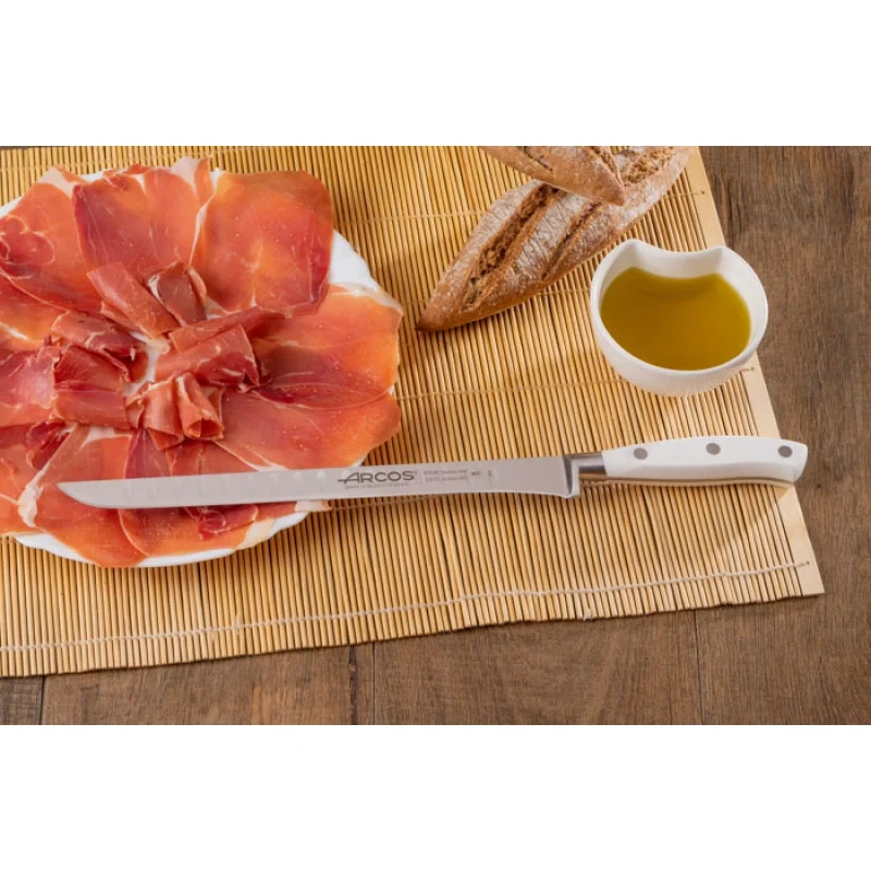 Cuchillo Jamonero Serie Riviera Blanc 250 mm