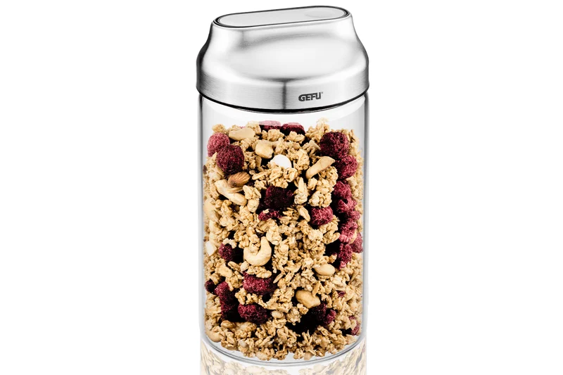 Boîte de conservation Gefu Kippo en verre borosilicate