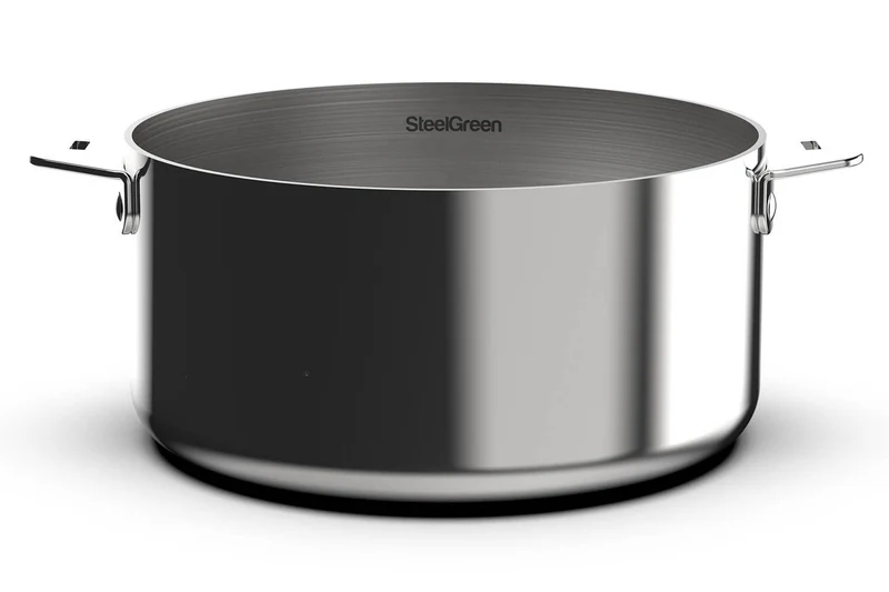 Coffret trio poêles et casserole Cookut La Merveilleuse en inox finition miroir
