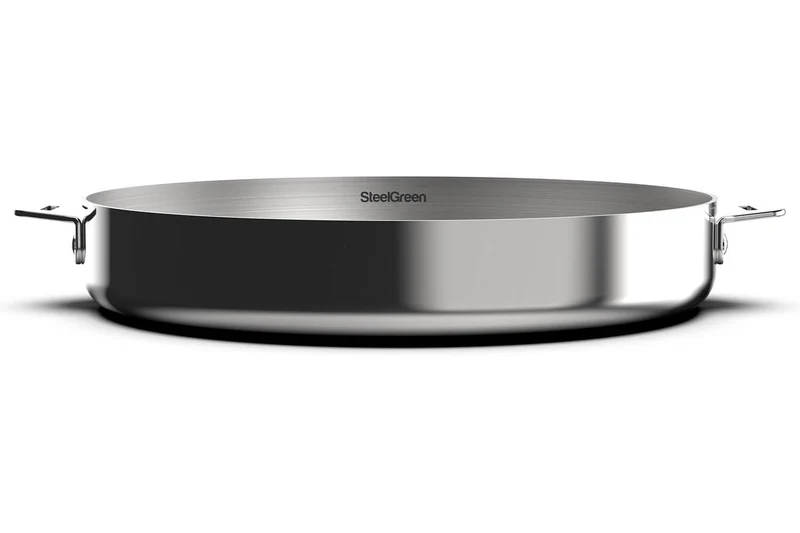 Coffret trio poêles et casserole Cookut La Merveilleuse en inox finition miroir