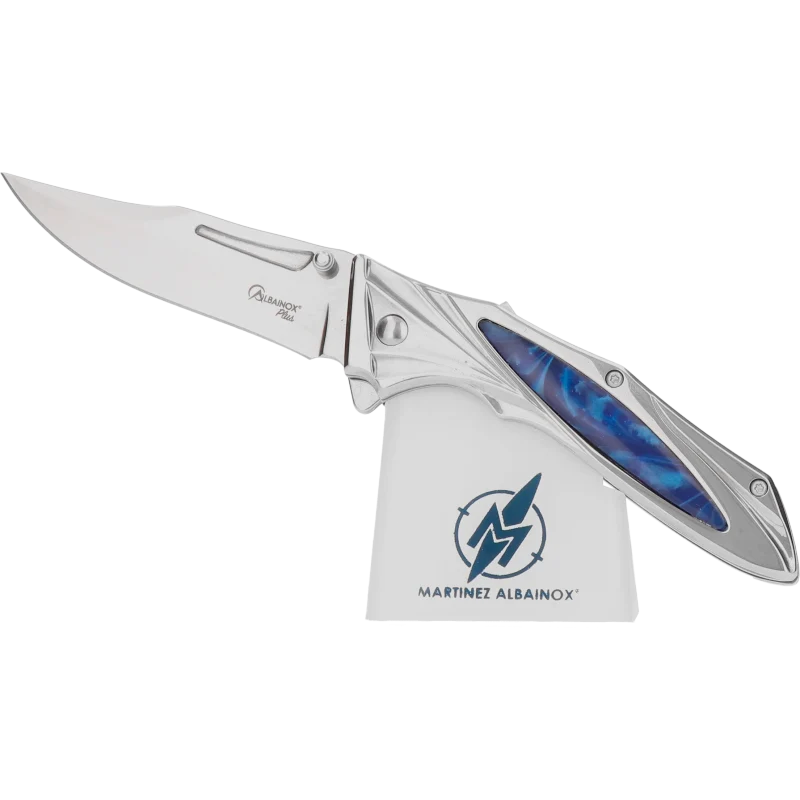 Couteau de Poche Albainox Bleu et acier