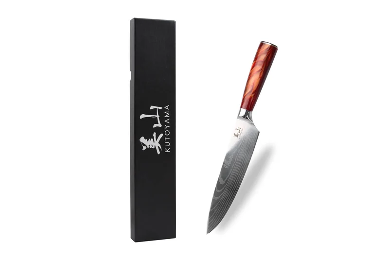 Couteau de chef 20cm Kutoyama Red Flame