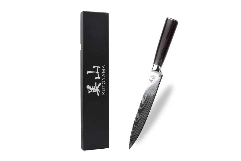 Couteau à découper 20cm Kutoyama Black Pakka