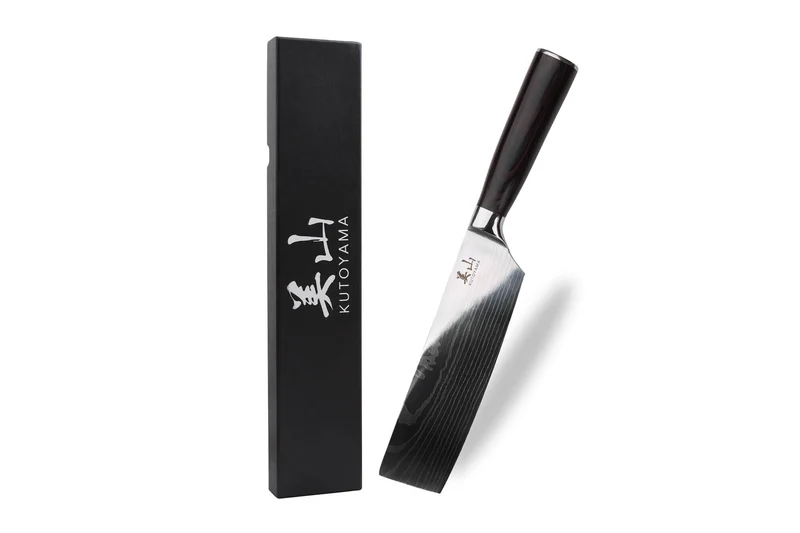 Couteau nakiri 17cm Kutoyama Black Pakka
