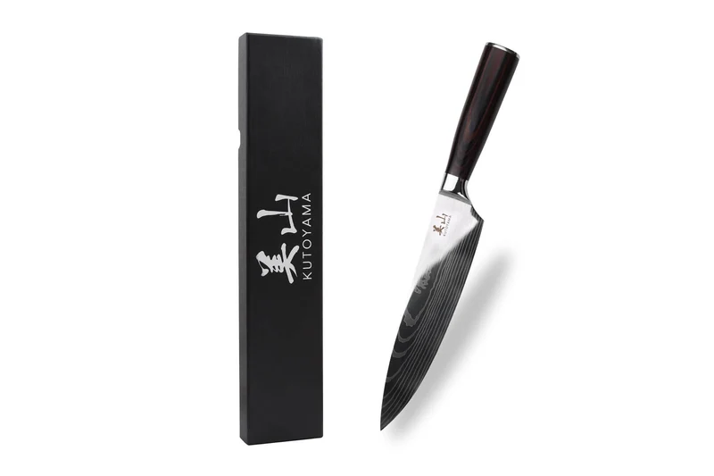 Couteau de chef 20cm Kutoyama Black Pakka