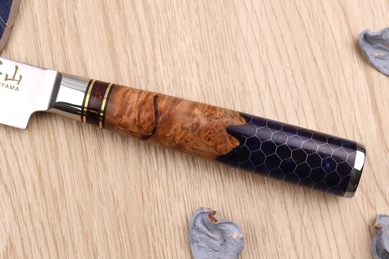 Couteau universel 13cm Kutoyama damas nid d'abeille