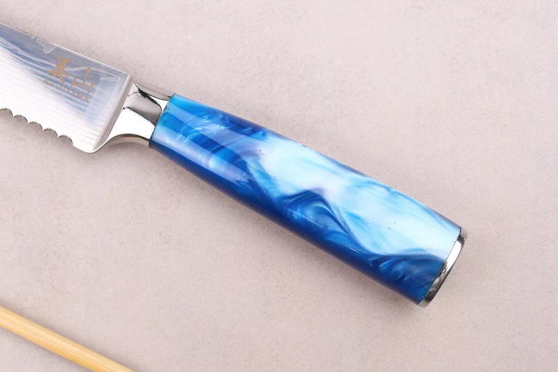Couteau à pain 20cm Kutoyama Blue Wave