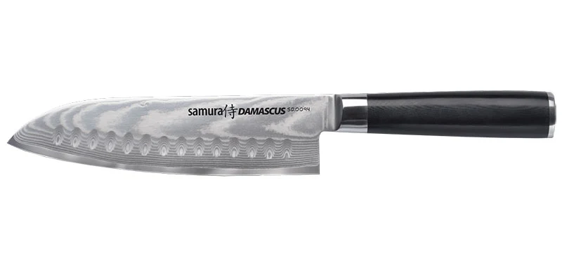 Couteau Santoku Damas Samura