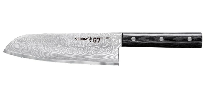 Couteau Santoku Damas 67 couches Samura