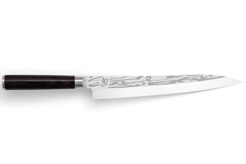 Couteau Yanagiba japonais KAI Shun Pro Sho 24cm tranchant asymétrique