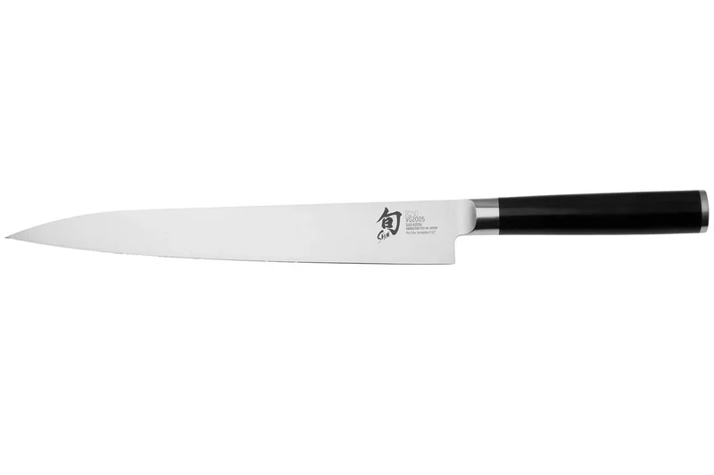 Couteau Yanagiba japonais KAI Shun Pro Sho 24cm tranchant asymétrique