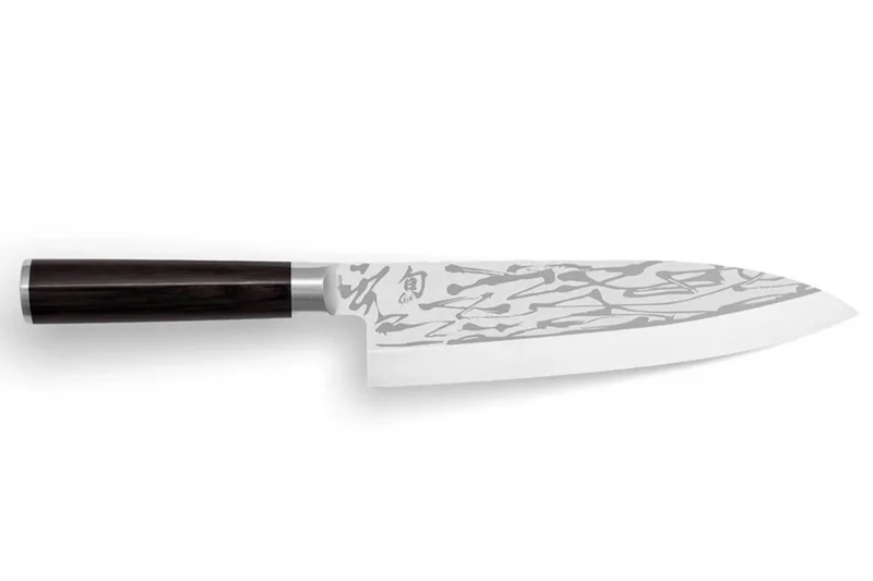 Couteau Deba japonais KAI Shun Pro Sho 21cm tranchant asymétrique