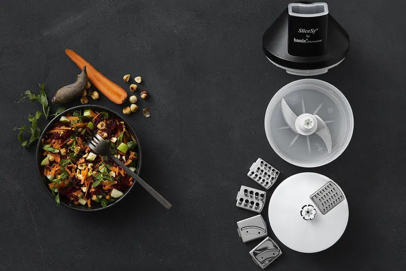 Robot Bamix SliceSy noir pour mixeur Bamix polyvalent