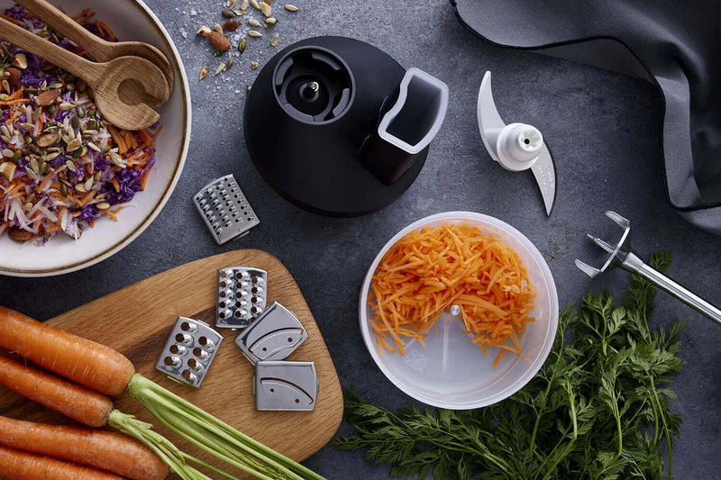 Robot Bamix SliceSy noir pour mixeur Bamix polyvalent