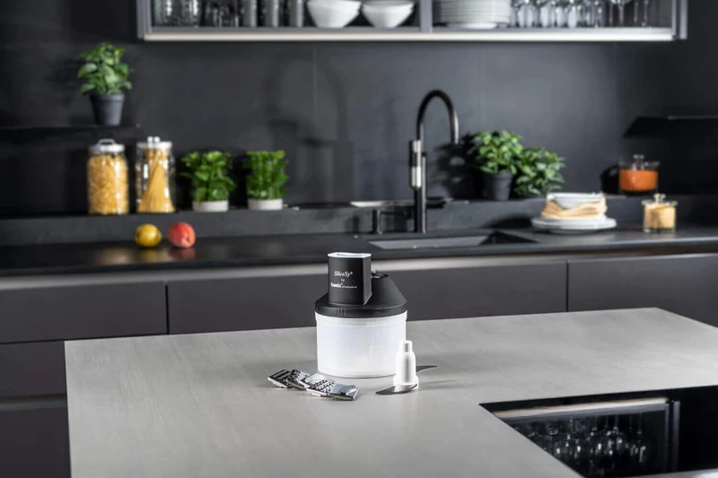 Robot Bamix SliceSy noir pour mixeur Bamix polyvalent