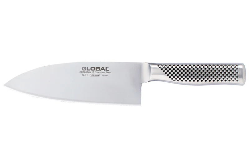 Couteau éminceur japonais Global G29 lame large 18cm