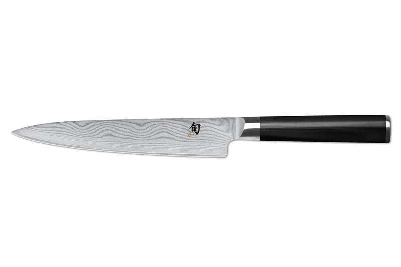 Couteau universel pour gaucher damas Shun lame 15cm