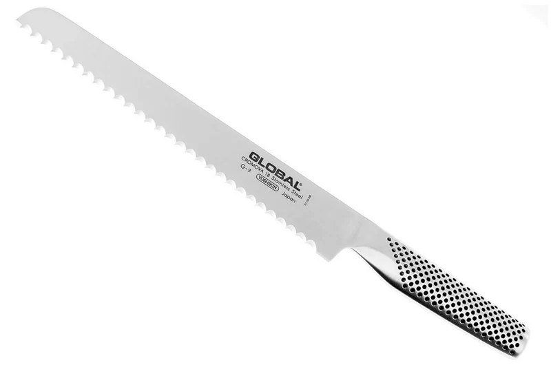 Couteau à pain Global G9 lame crantée 22cm