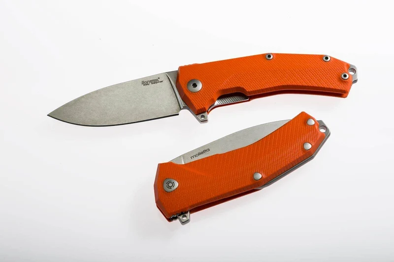 Couteau pliant LionSteel KUR manche G10 ou olivier 12cm
