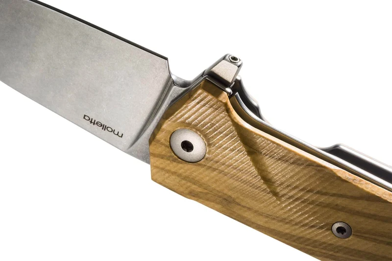 Couteau pliant LionSteel KUR manche G10 ou olivier 12cm