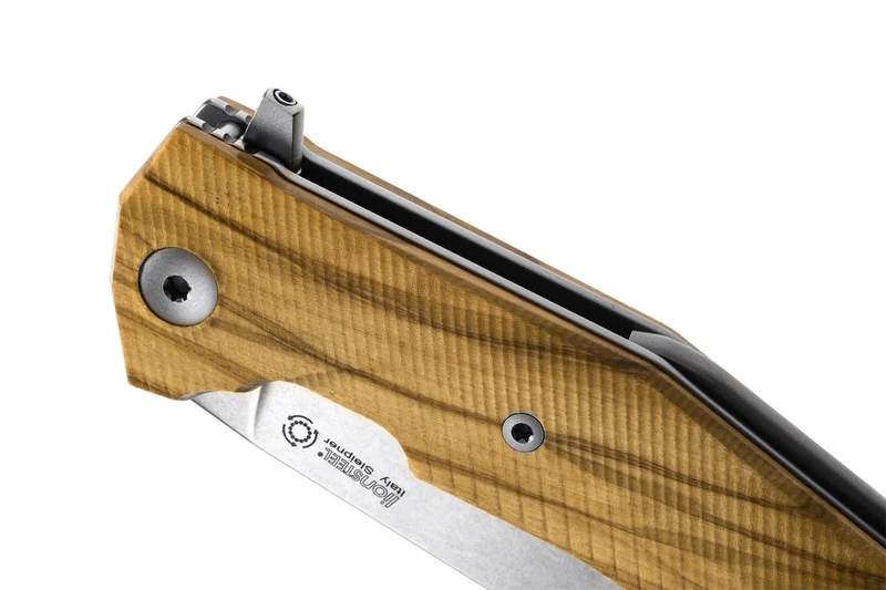 Couteau pliant LionSteel KUR manche G10 ou olivier 12cm