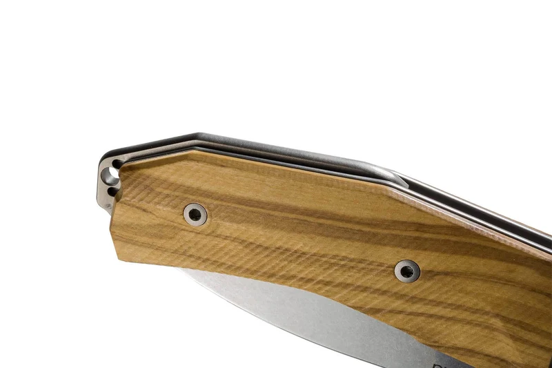 Couteau pliant LionSteel KUR manche G10 ou olivier 12cm