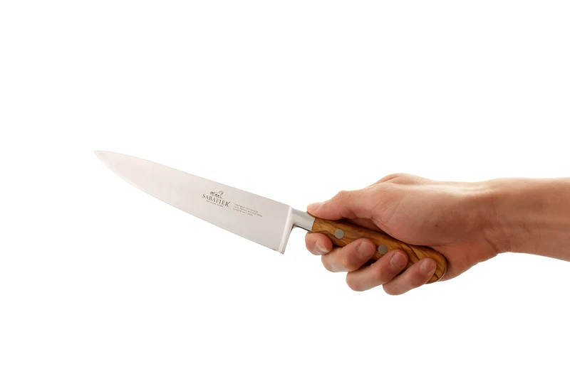 Mallette cuisinier Sabatier Provençao 5 couteaux fabrication française + 1 fusil