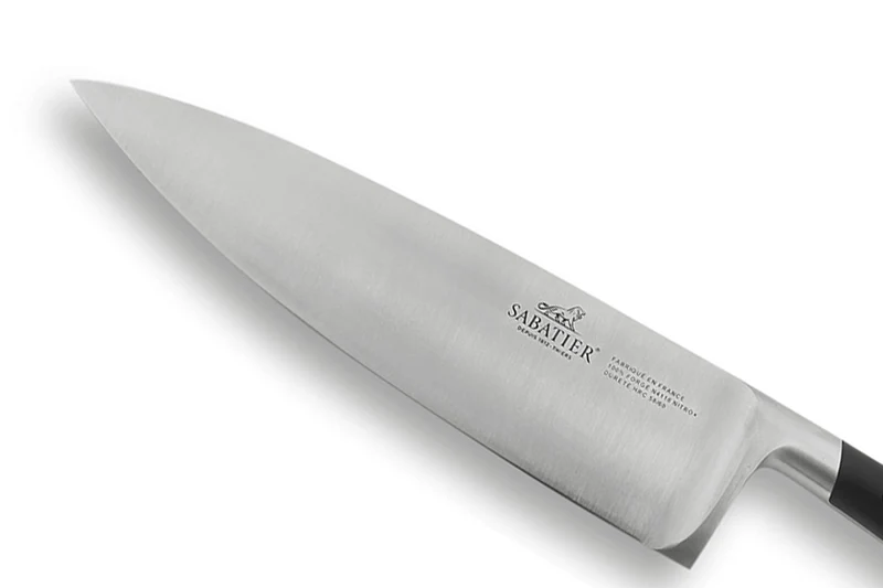 Mallette cuisinier Sabatier Edonist 6 couteaux fabrication française + 1 fourchette + 1 fusil