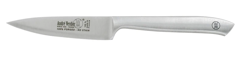 Couteau d'office André Verdier acier inox monobloc 100% forgé 9cm